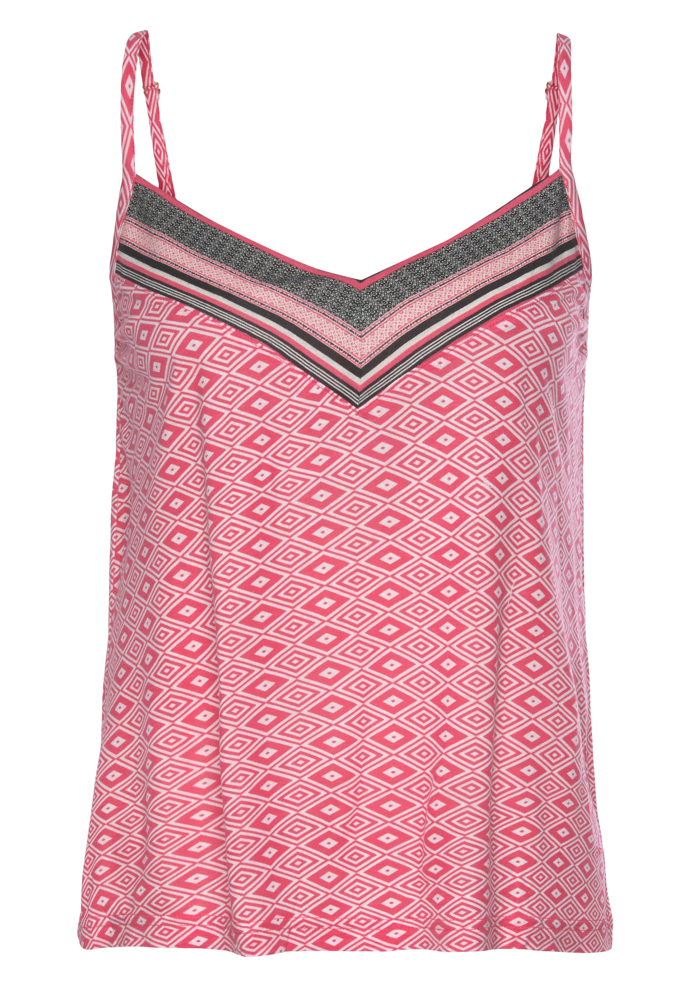 VIVANCE Tričká na spanie 'Dreams' - Červená: predná strana