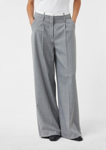 Regular Pantalon COMMA en gris