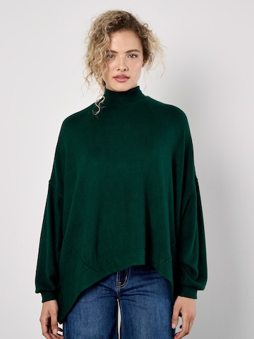 Pull-over ' ' Apricot en vert : devant