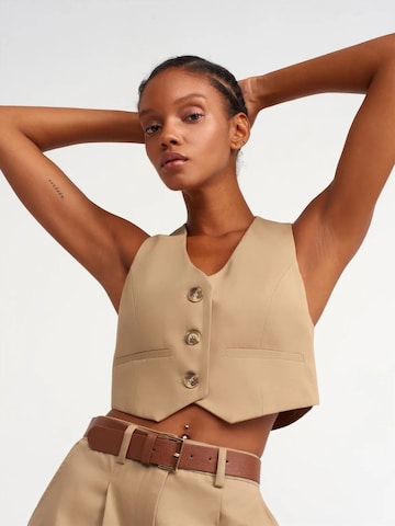 Dilvin Top in Beige