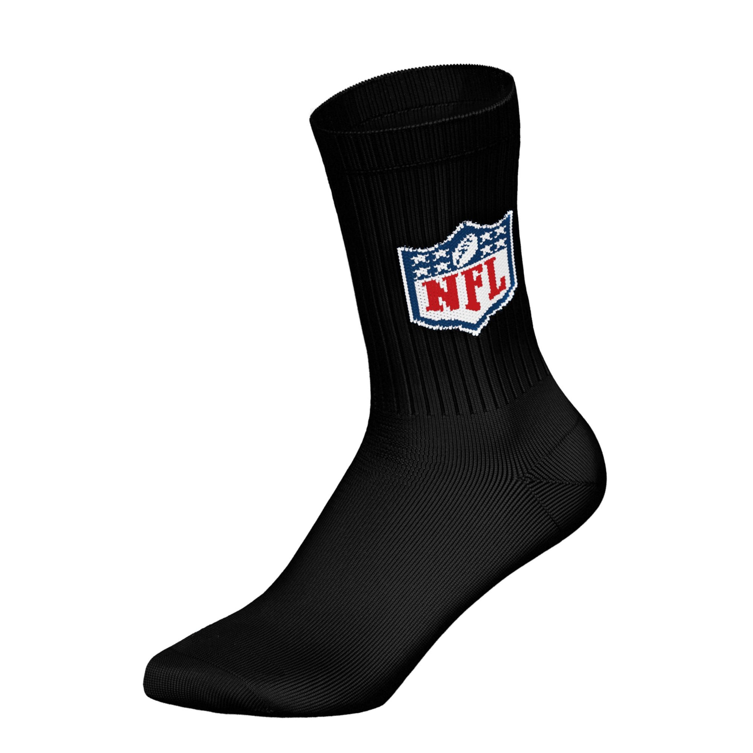 NFL Socken in Schwarz: Vorderseite
