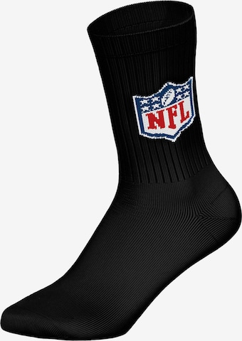 NFL Socks in Black: front