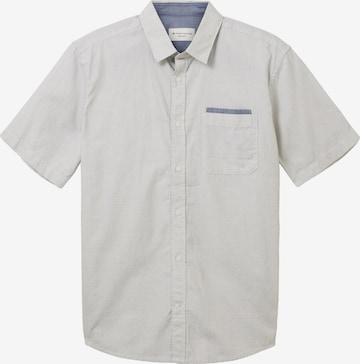 TOM TAILOR Regular fit Button Up Shirt in White: front