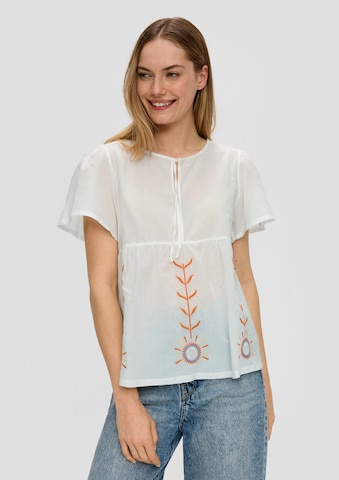 s.Oliver Blouse in Beige: voorkant
