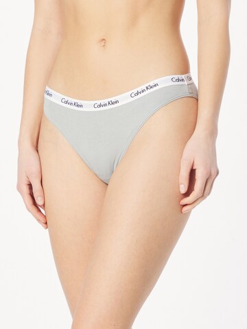 Slip de la Calvin Klein Underwear pe bej: față