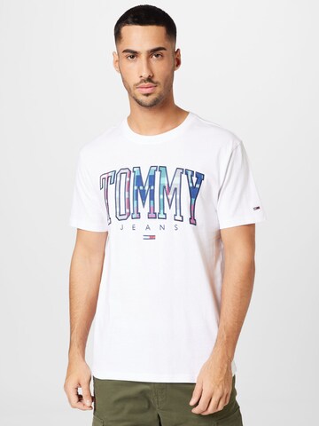 Tommy Jeans - Camiseta en blanco: frente