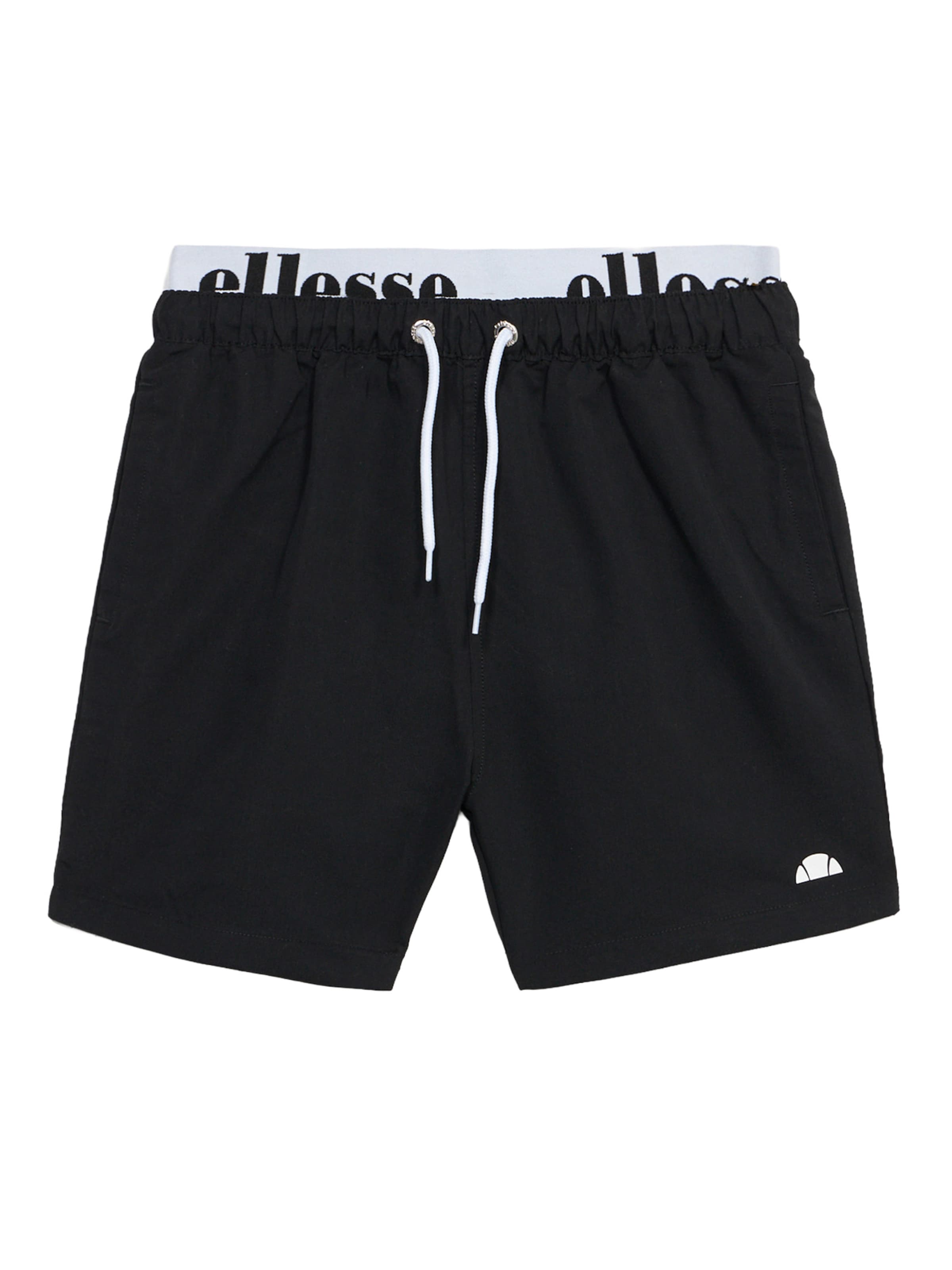 ELLESSE Badshorts 'Ramsi' i svart: framsida