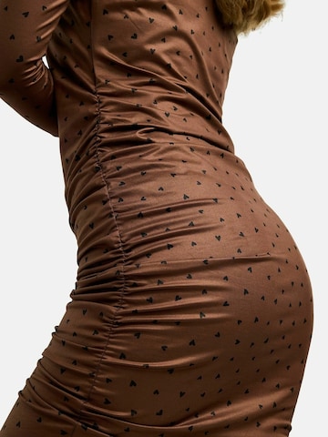 Robe ' ALMA-LONG ' Liberte Essentiel en marron