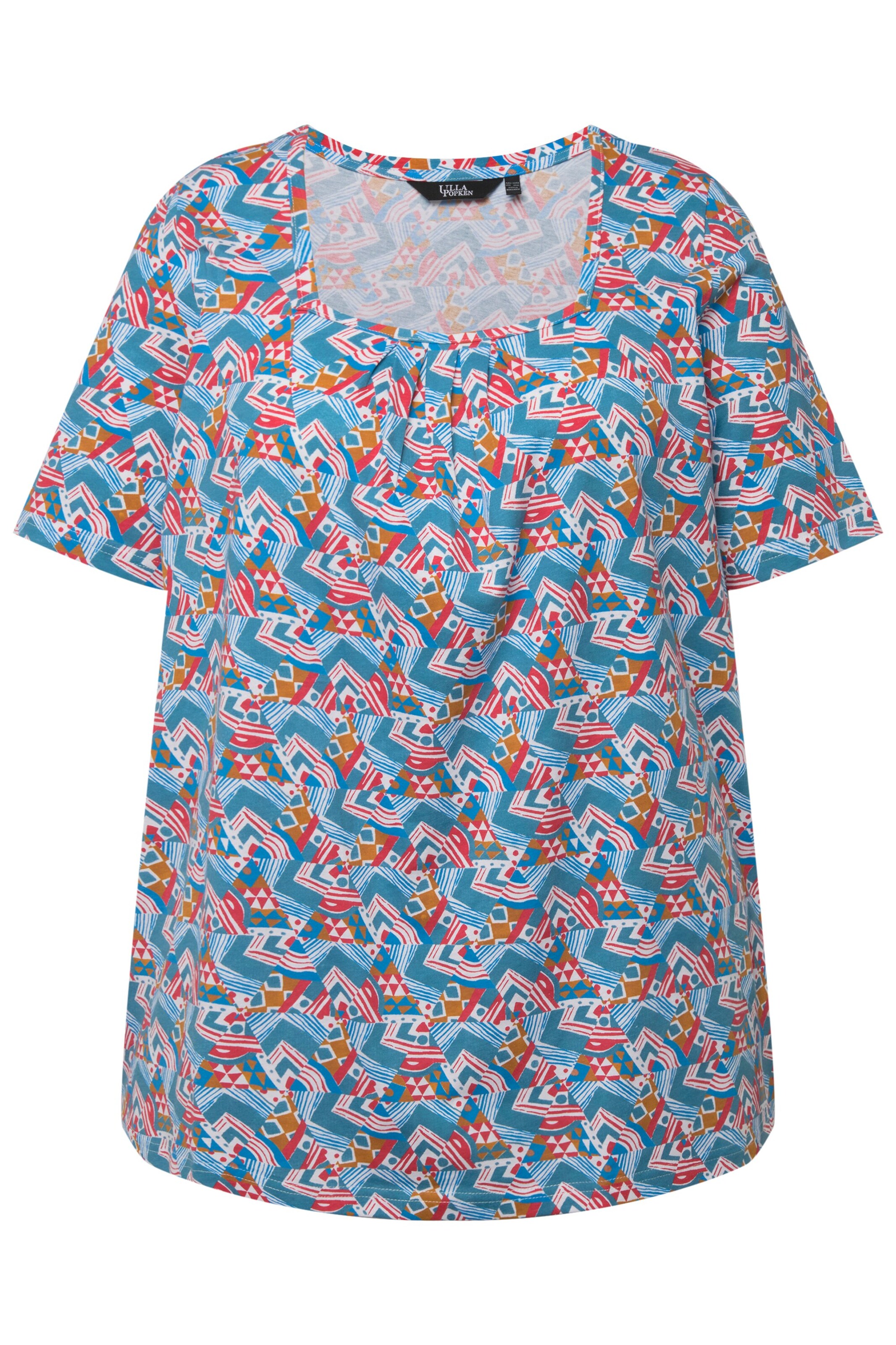 Ulla Popken Shirt in Blauw: voorkant