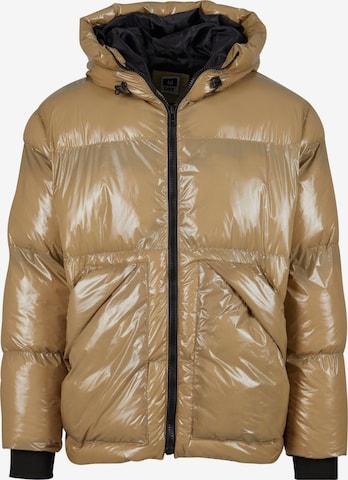 DEF Winterjas in Beige: voorkant