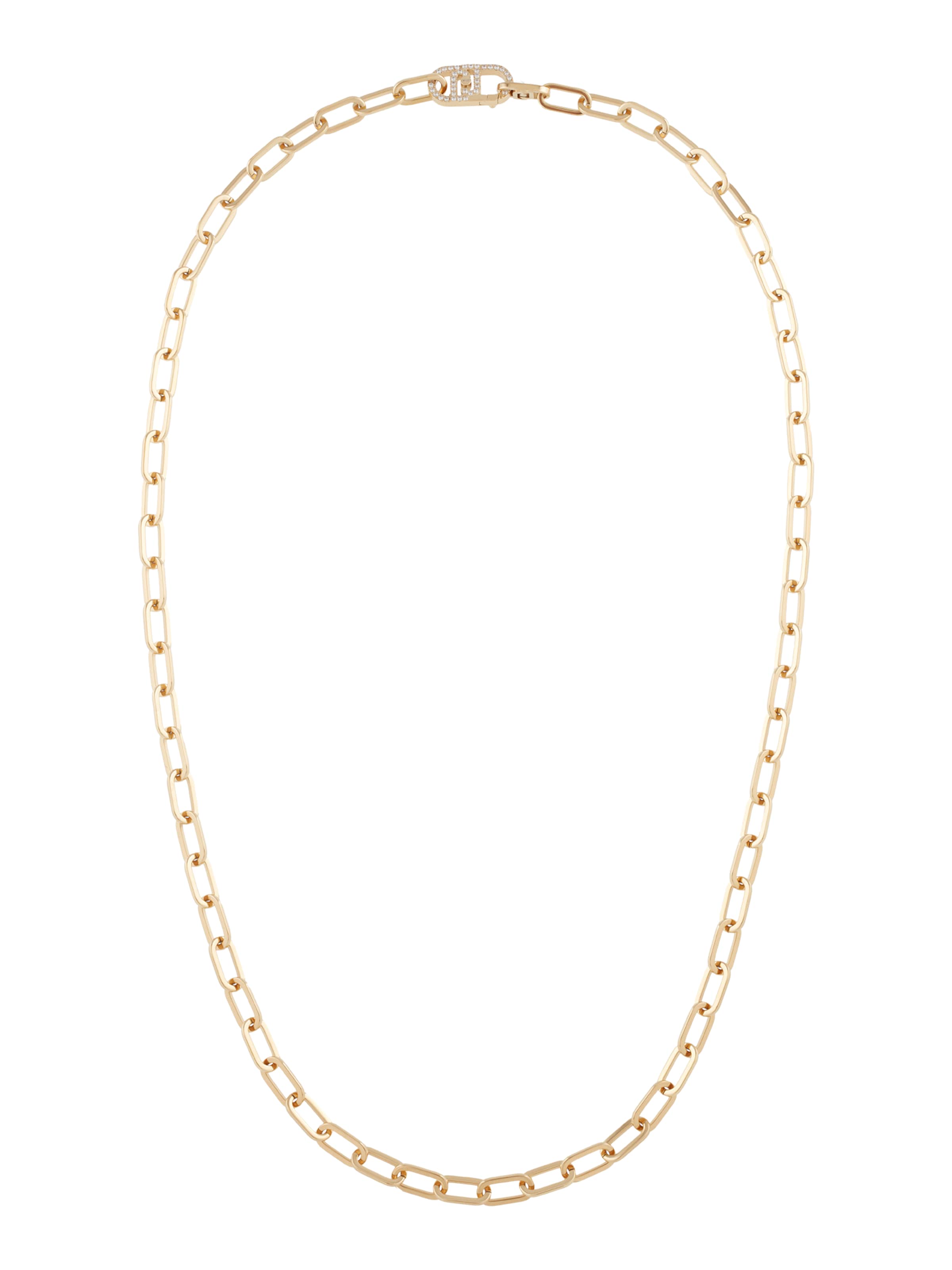 Chaîne Liu Jo en or : devant