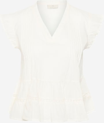 Kaffe - Blusa 'Valerie' en blanco: frente