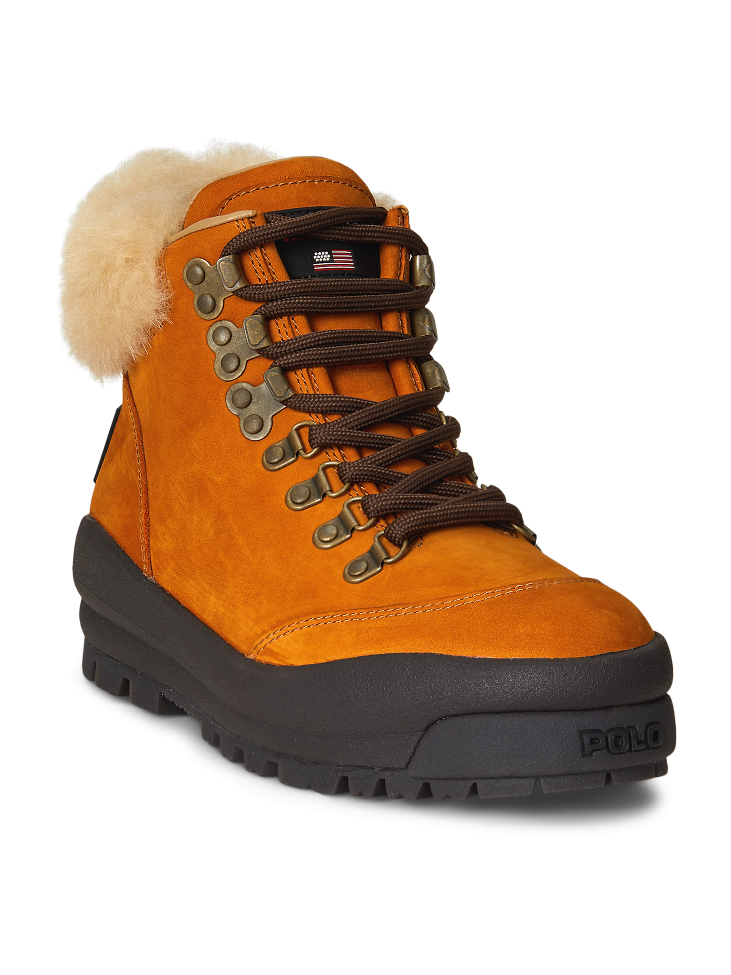 dzeltens Polo Ralph Lauren Sniega apavi: no priekšpuses