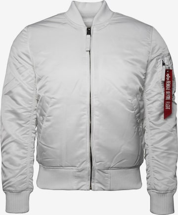 ALPHA INDUSTRIESPrijelazna jakna 'MA-1 VF 59' - bijela boja: prednji dio