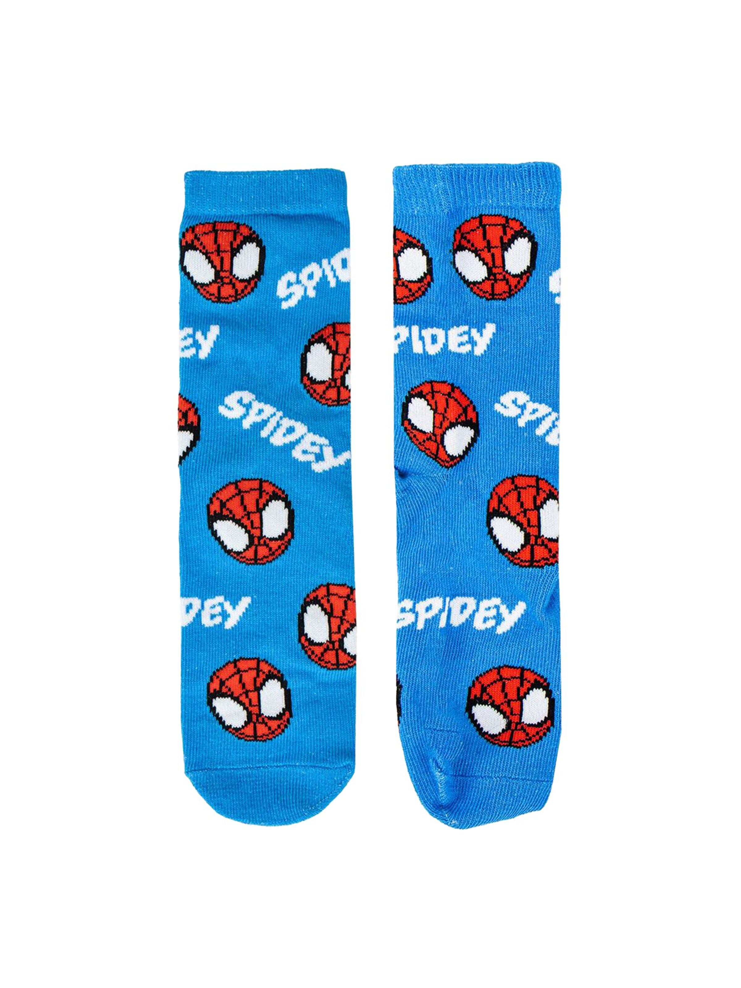 Chaussettes 'Socken Pack 3 Stück Spidey' DISNEY en mélange de couleurs