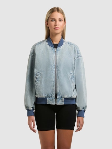 Veste mi-saison 'Clara' khujo en bleu : devant