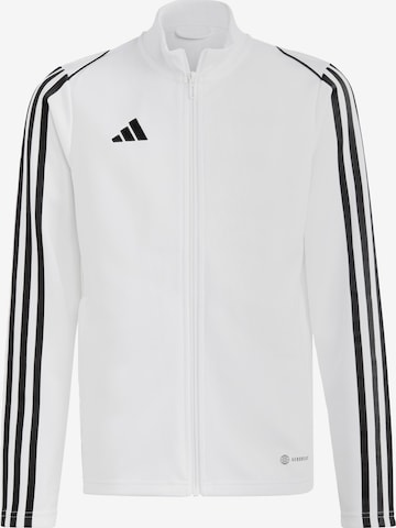 ADIDAS PERFORMANCE Athletic Jacket 'Tiro 23 League' in White: front