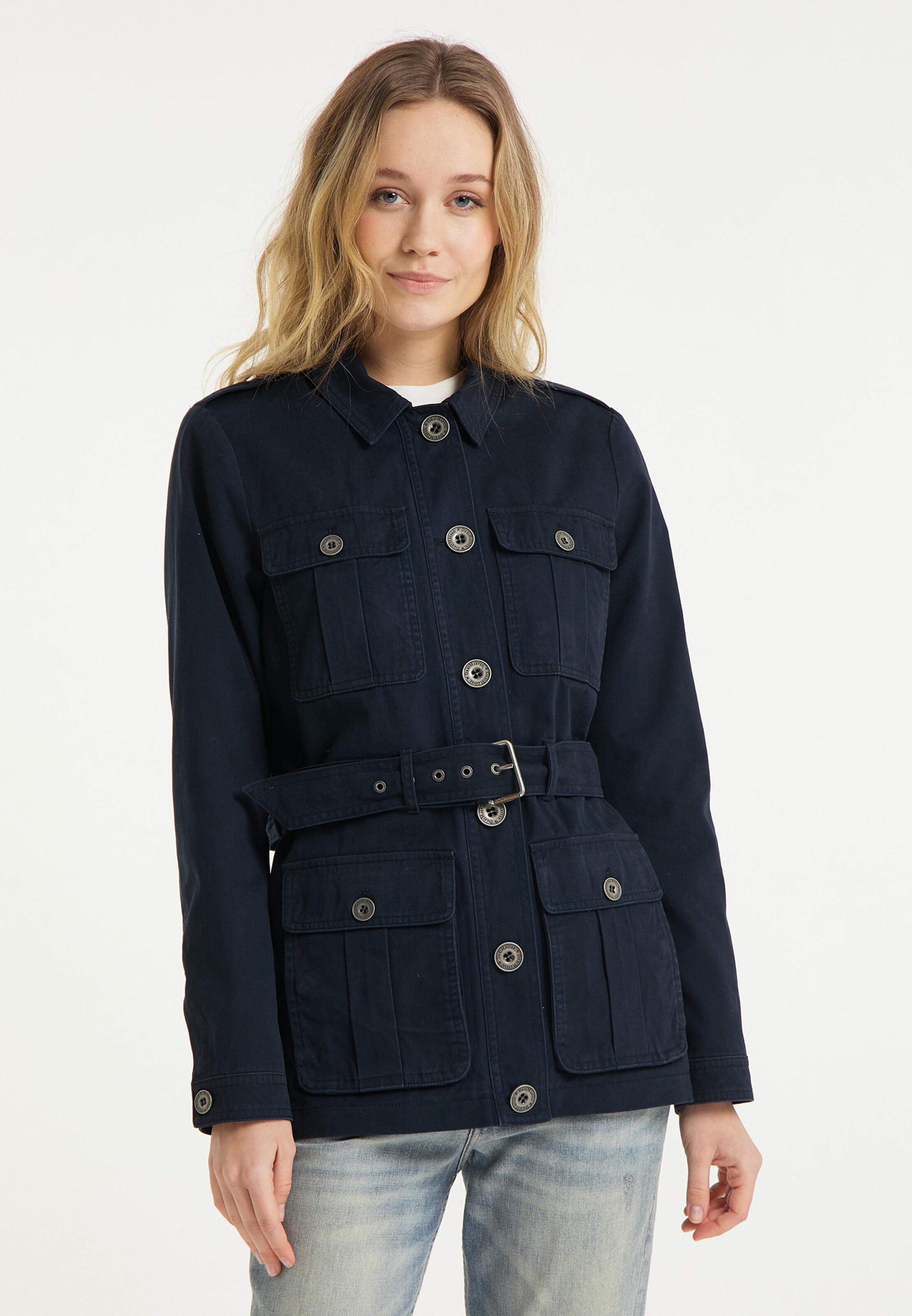 Frauen Jacken DreiMaster Vintage Jacke in Nachtblau - SX03943 Frauen Jacken DreiMaster Vintage Jacke in Nachtblau - SX03943