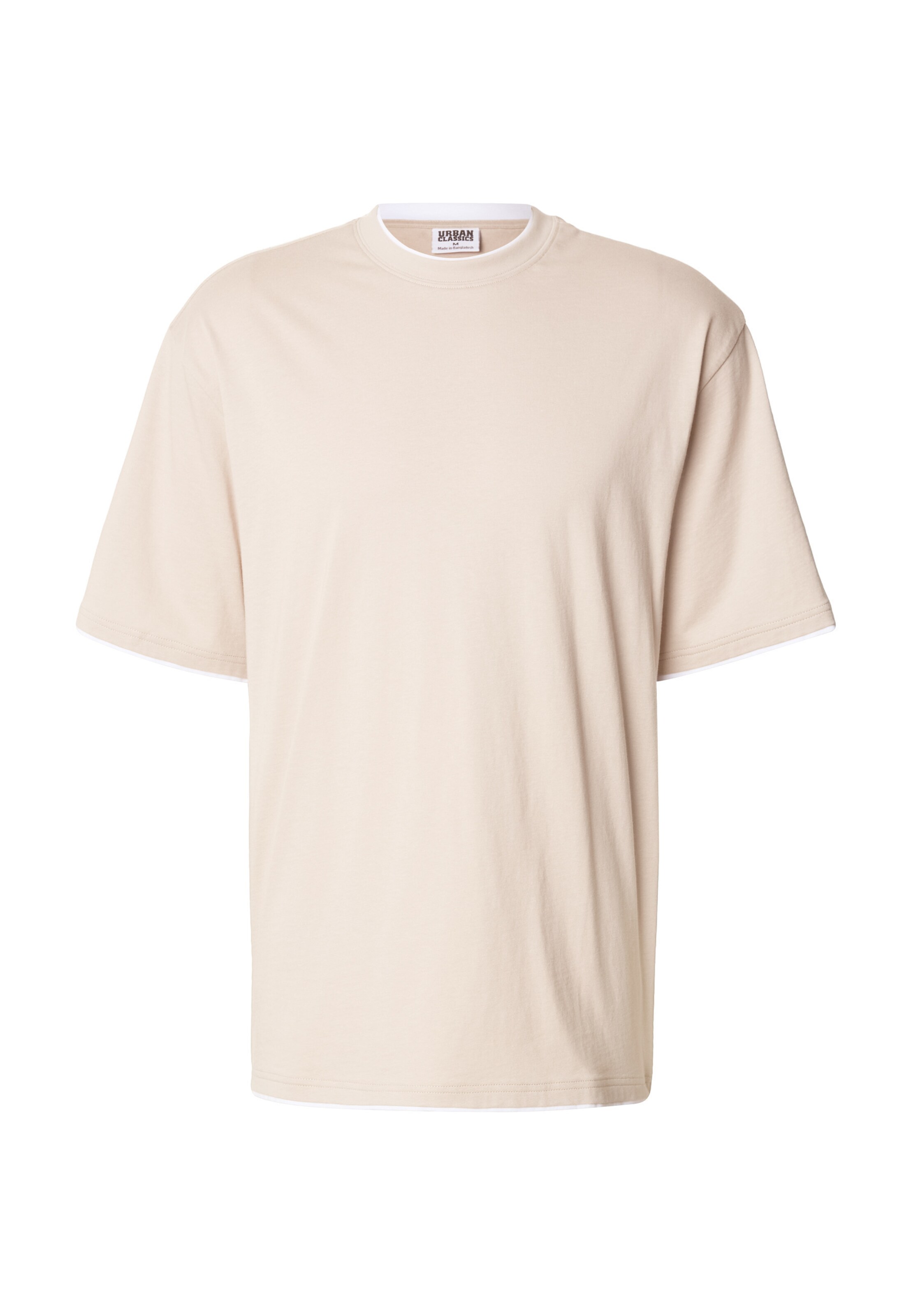 Urban Classics Shirt 'Contrast' in White: front