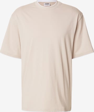 Urban Classics Shirt 'Contrast' in White: front