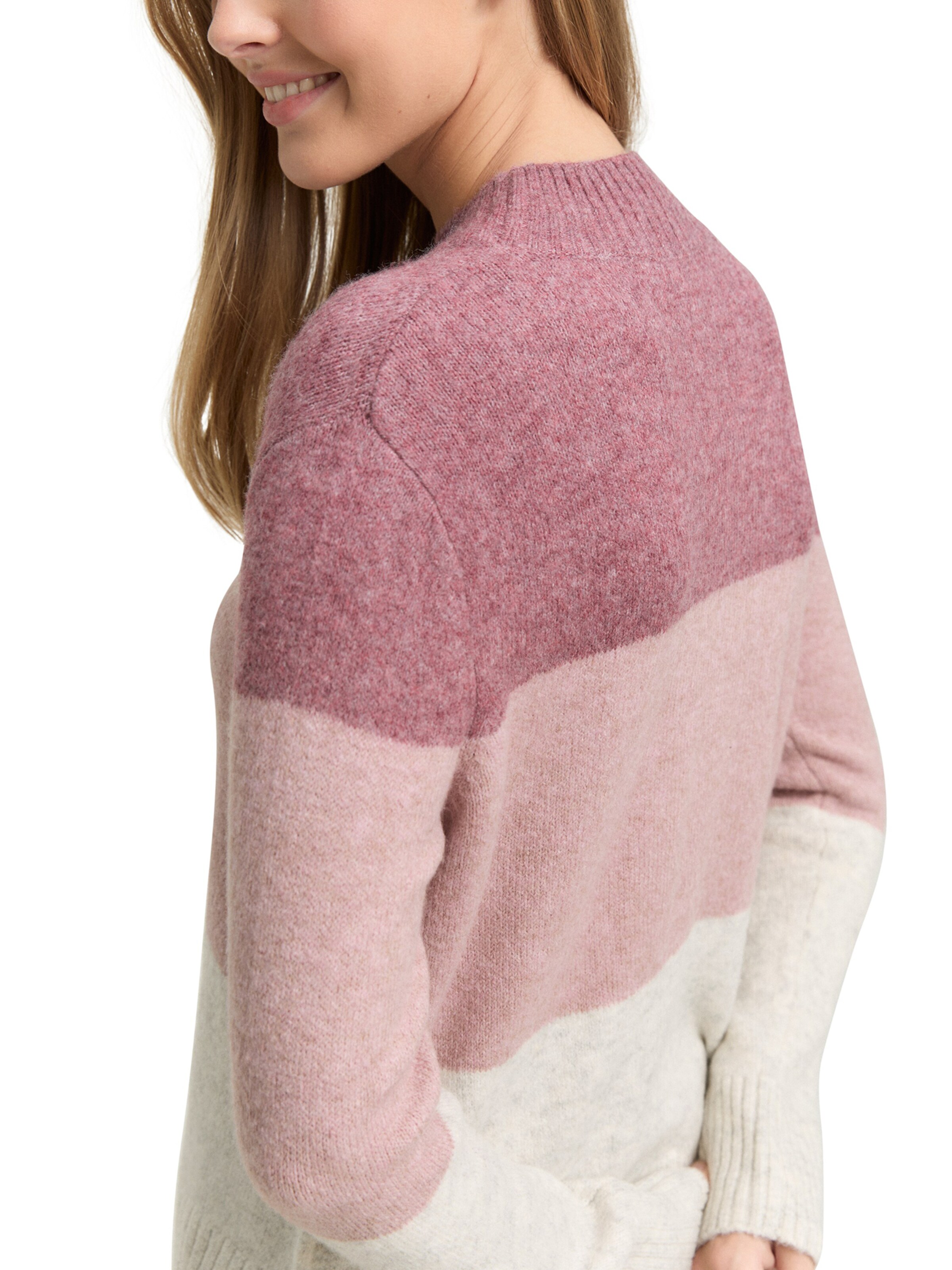 TOM TAILOR DENIM Свитер в Ярко-розовый