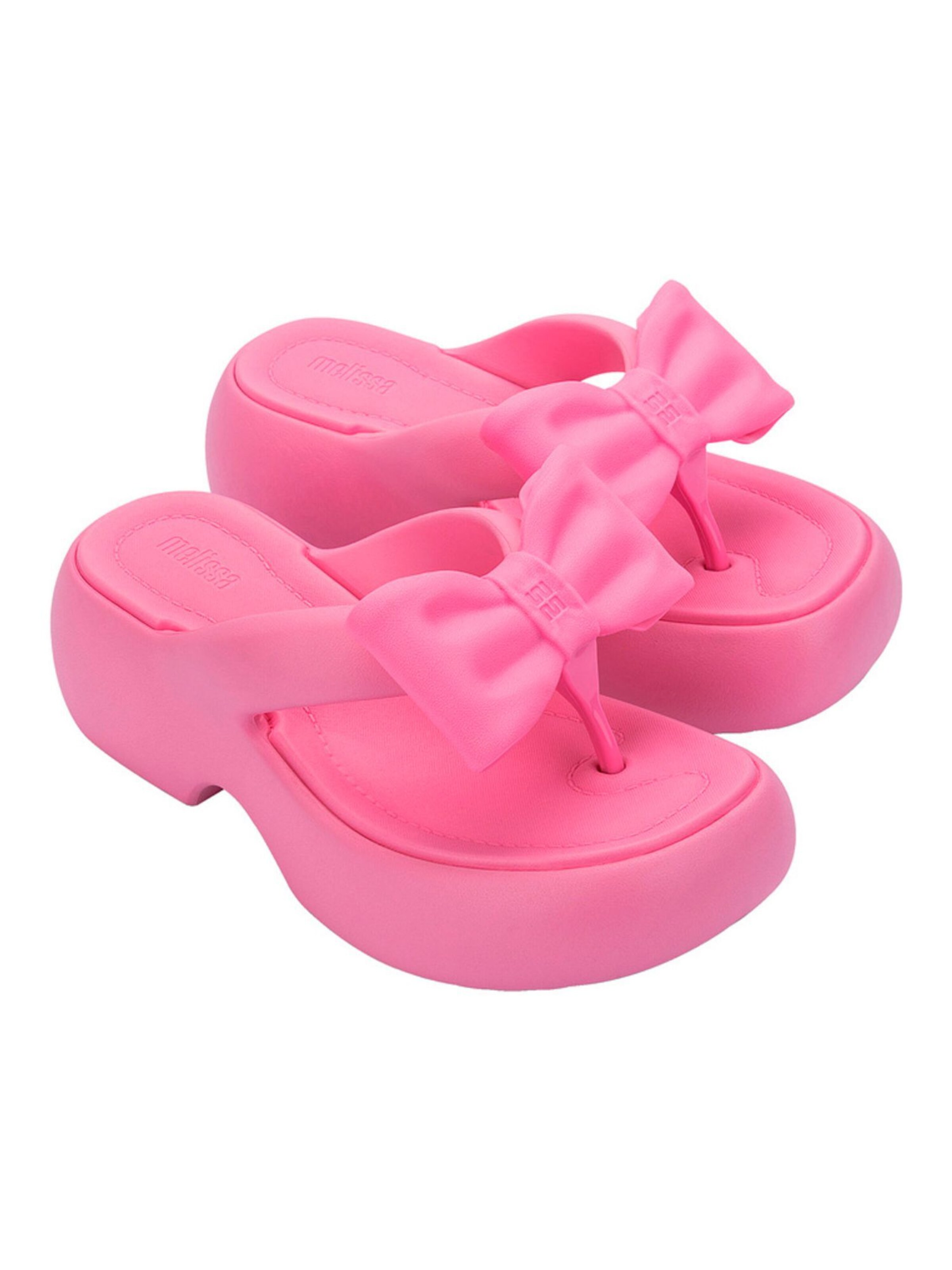 MELISSA Zehentrenner 'Free Fuzzy' in Pink