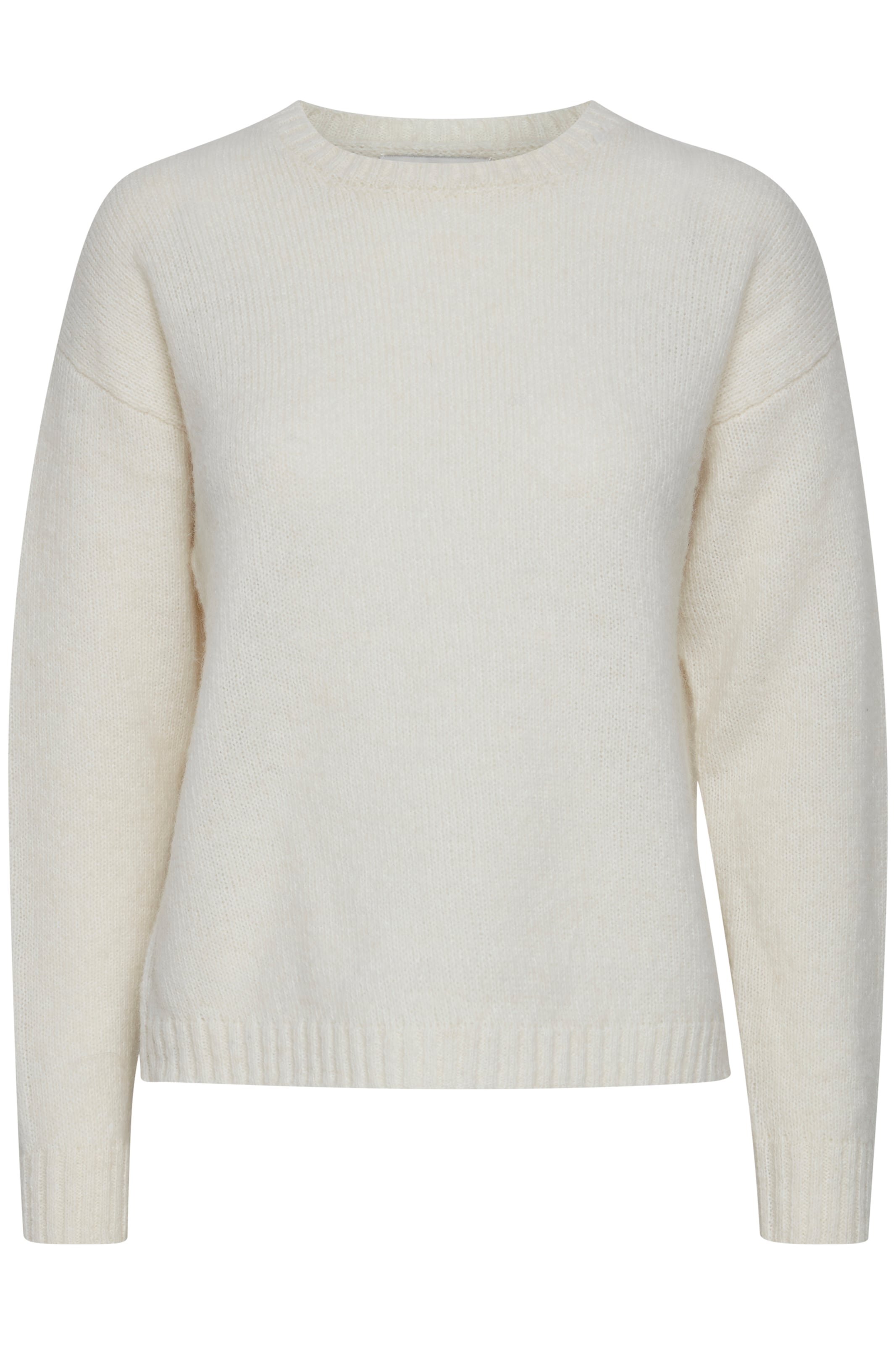 PULZ Jeans Pullover 'IRIS' in Weiß: Vorderseite