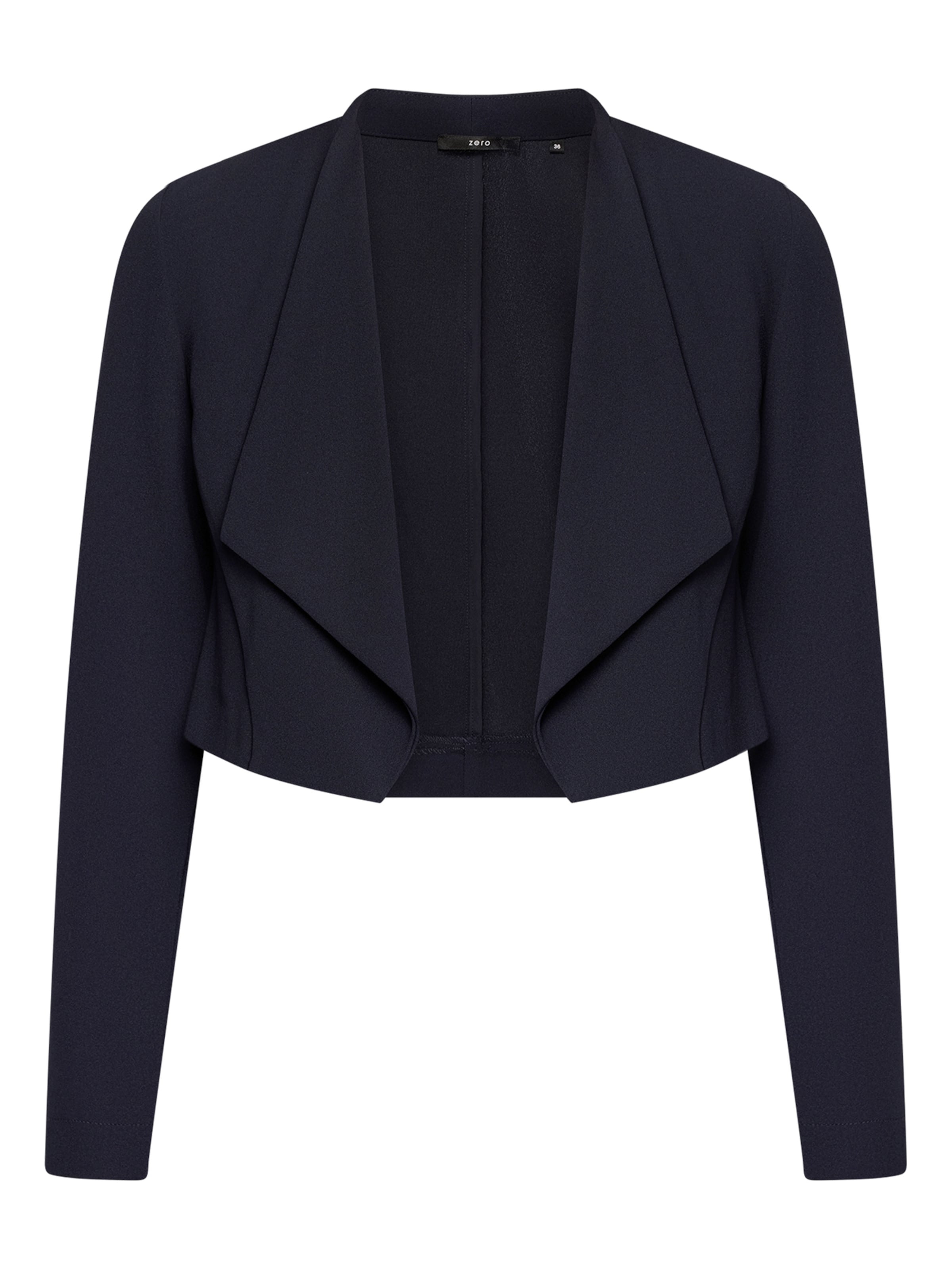 Blazer di zero in blu: frontale