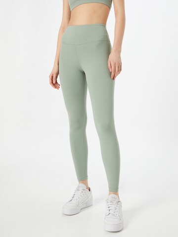 KUUNO Skinny Sportovní kalhoty – zelená: přední strana