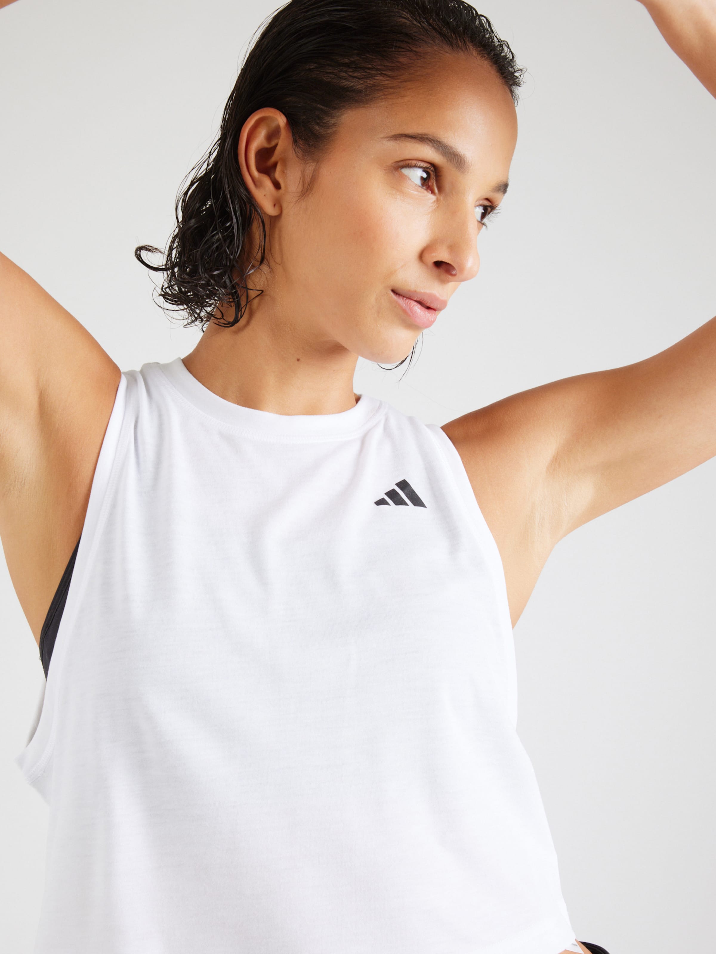 ADIDAS PERFORMANCE Sporttop in Wit | ABOUT YOU