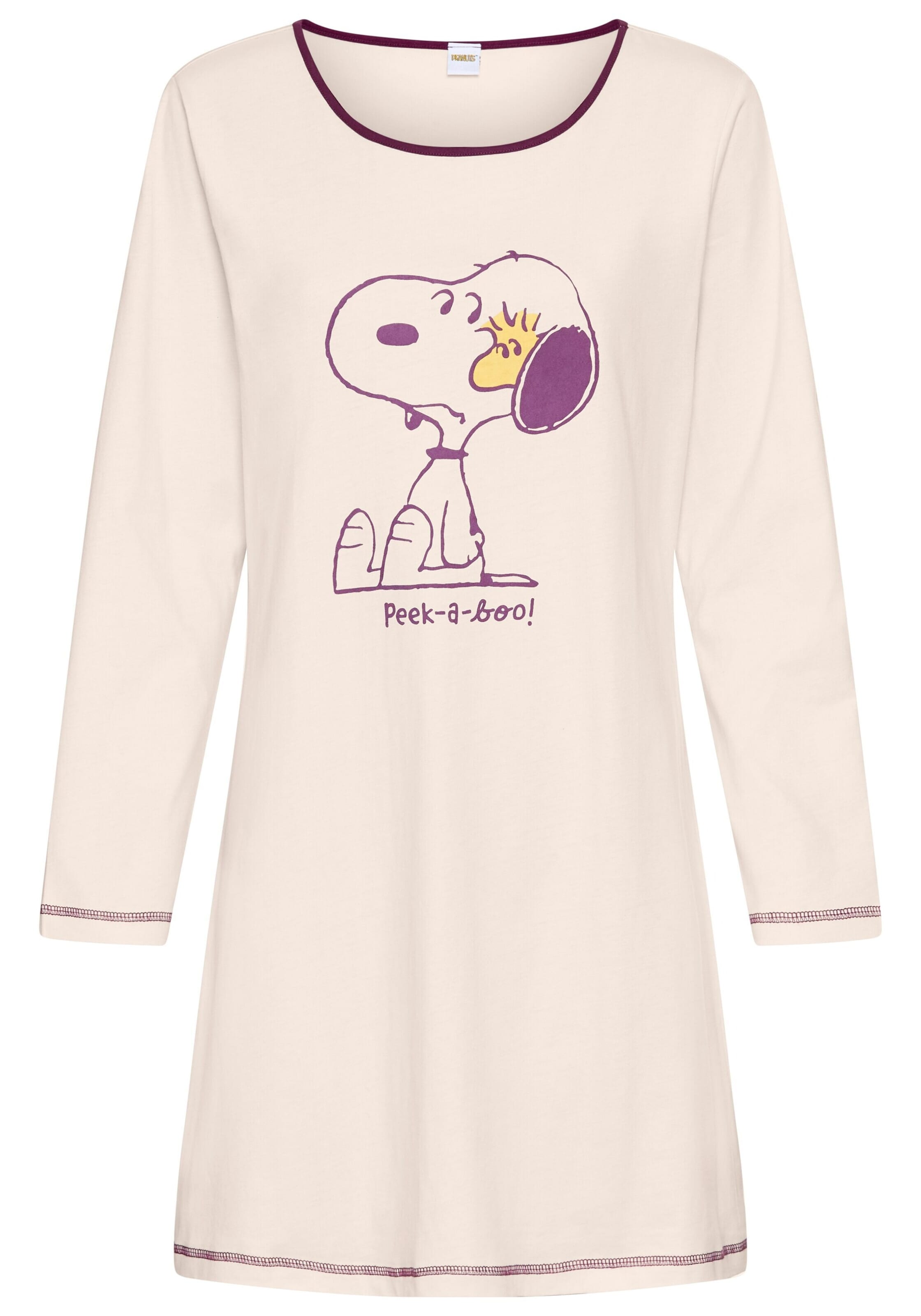 PEANUTS Nightgown in White: front