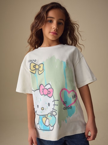 Next T-Shirt 'Hello Kitty' in Beige: Vorderseite