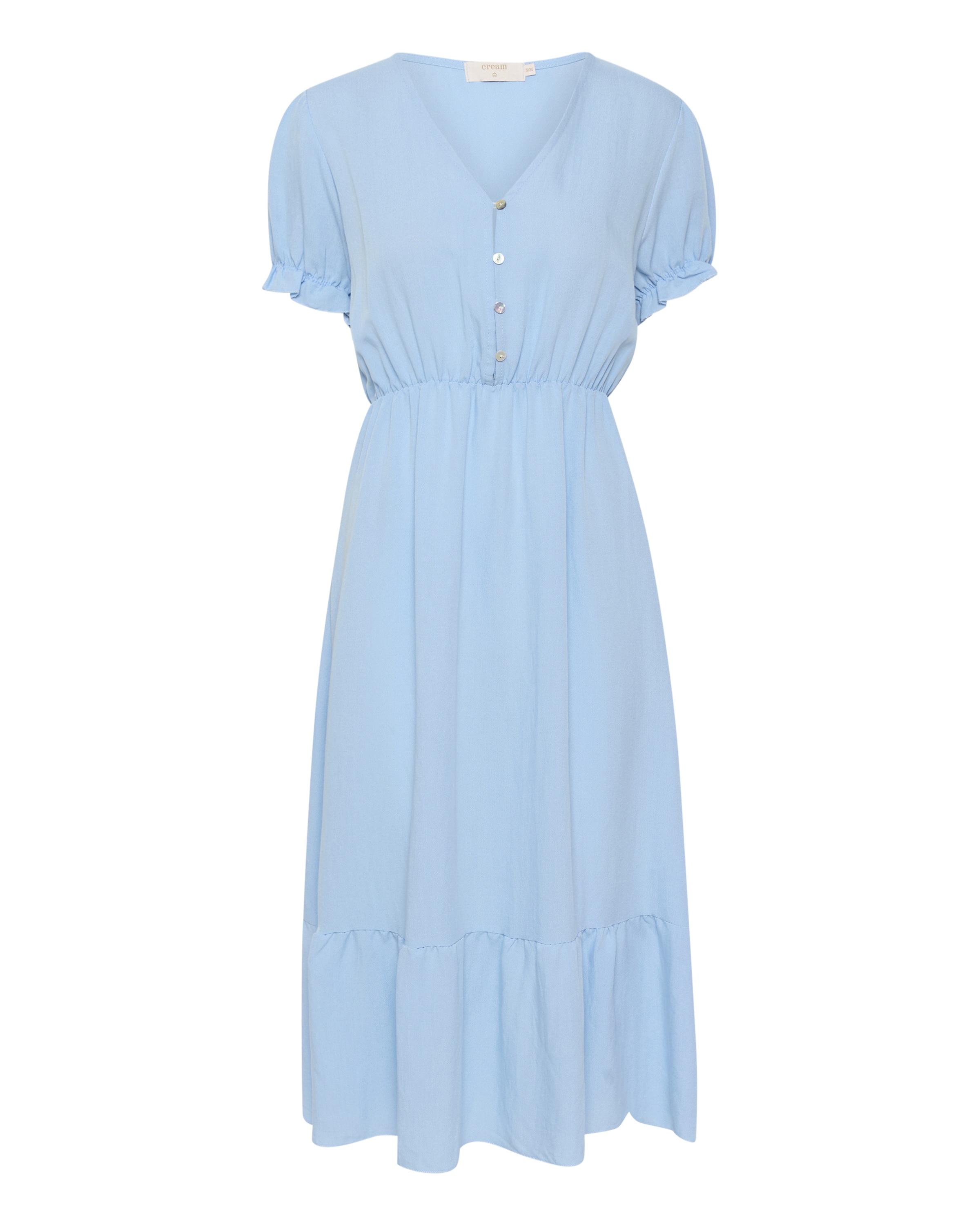 Cream Kjole 'Lina' i blå: forside