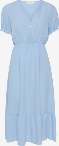 Cream Summer Dress 'Lina' in Blue: front