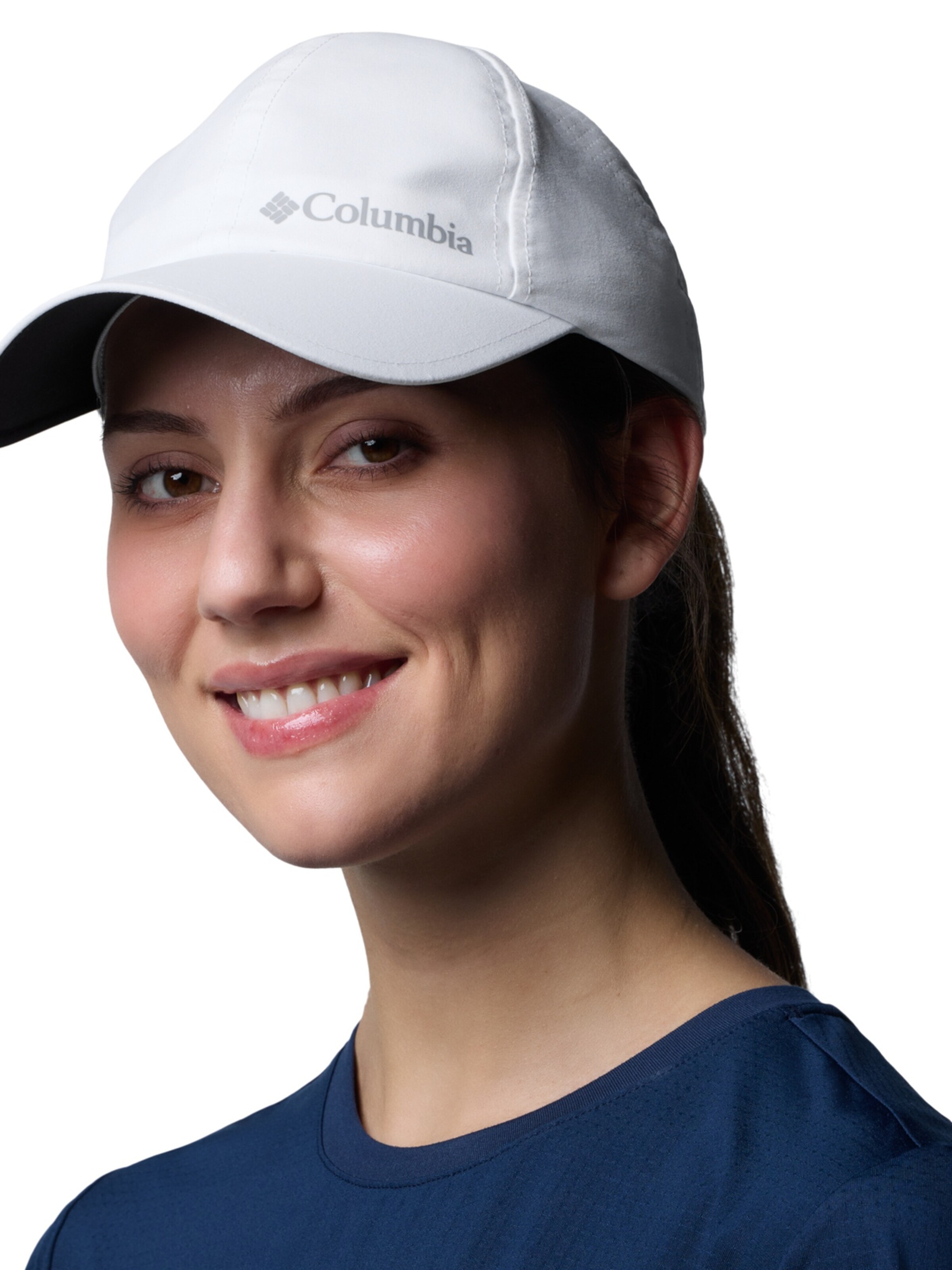 COLUMBIA Cap 'Columbia Silver Ridge IV' in White: front