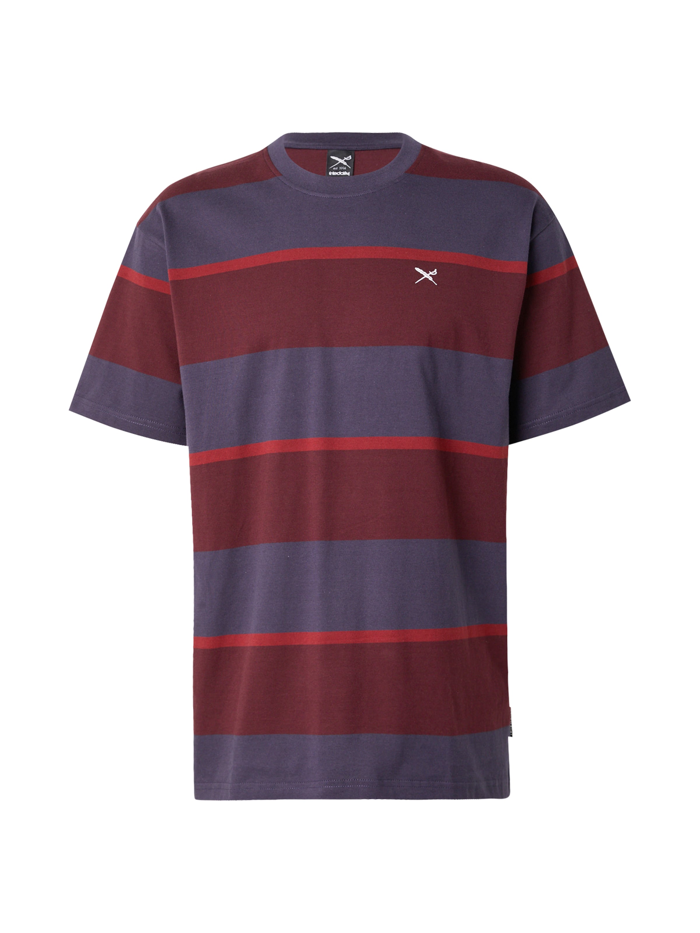 Iriedaily T-shirt 'Boldness' i blå: framsida