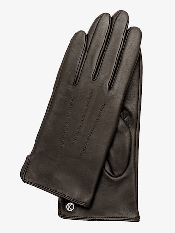 KESSLER Full Finger Gloves in Brown: front