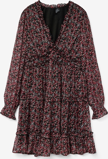 Vero Moda Petite Mekko 'VMSMILLA' värissä jade / vanha roosa / viininpunainen / musta, Tuotenäkymä