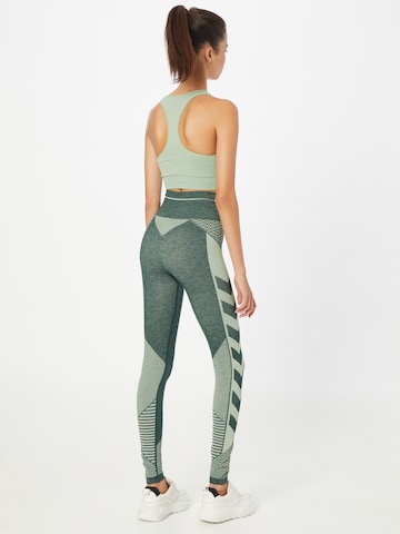 Hummel Skinny Sportbroek 'Vera' in Groen