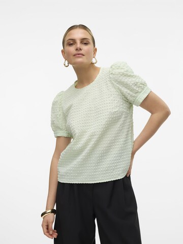 VERO MODA Bluse 'Nikita' in Grün: Vorderseite