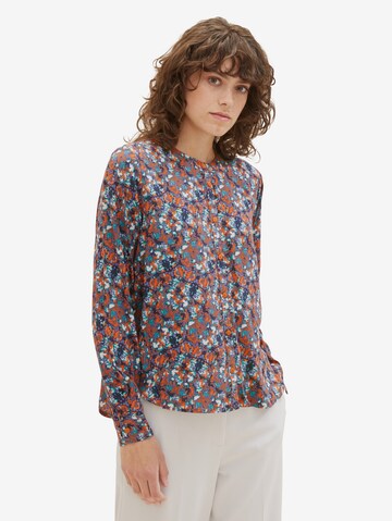 Camicia da donna di TOM TAILOR in blu: frontale