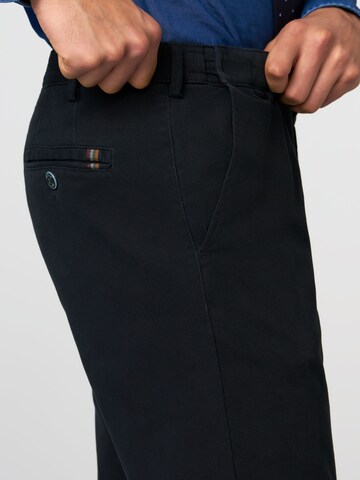 MEYER Regular Chinohose 'Oslo' in Blau
