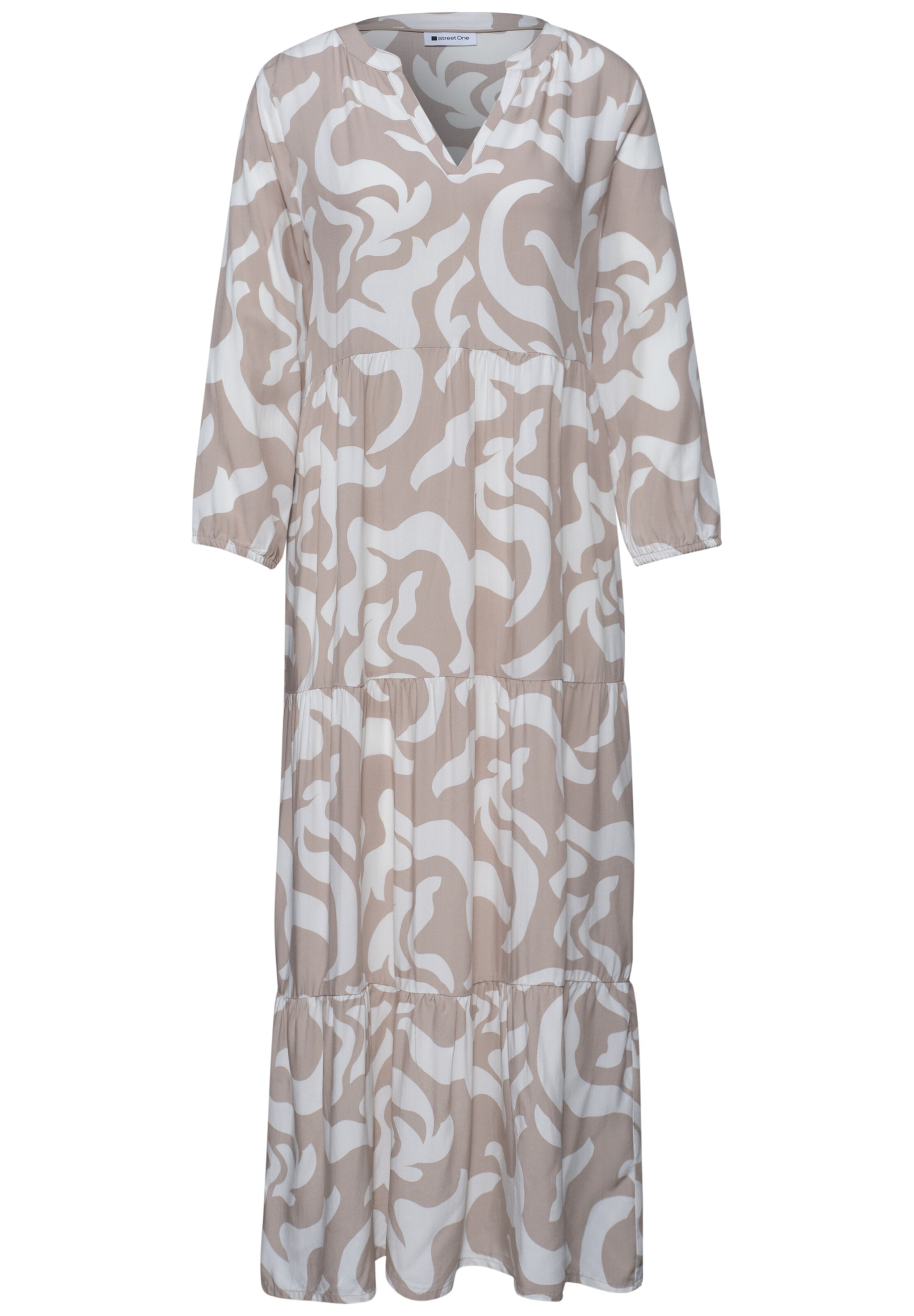 STREET ONE Dress in Beige / White, Item view