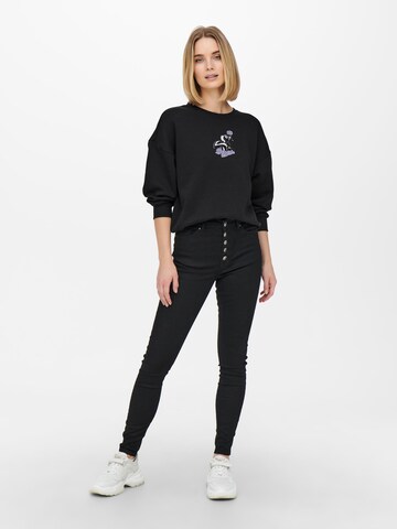 ONLY Sweatshirt 'Disney' in Black