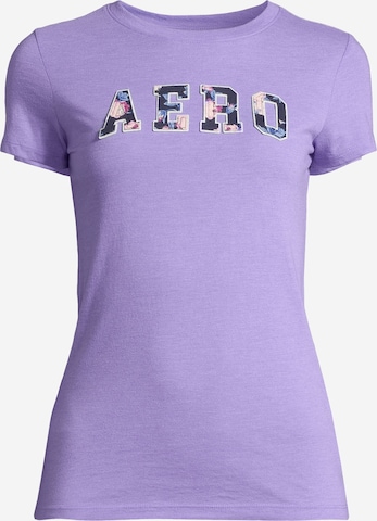 AÉROPOSTALE - Camisa em roxo: frente