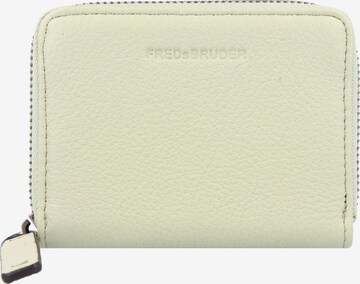 FREDsBRUDER Wallet in White: front