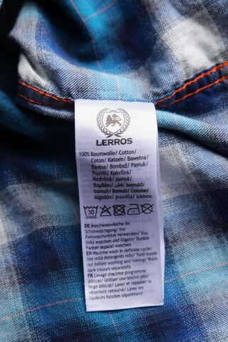 LERROS Button Up Shirt in M in Blue