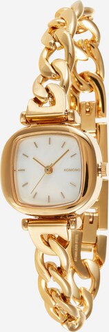 Komono - Reloj analógico 'MONEYPENNY REVOLT' en oro: frente