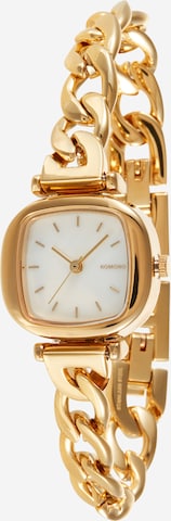 Komono Analog Watch 'MONEYPENNY REVOLT' in Gold: front