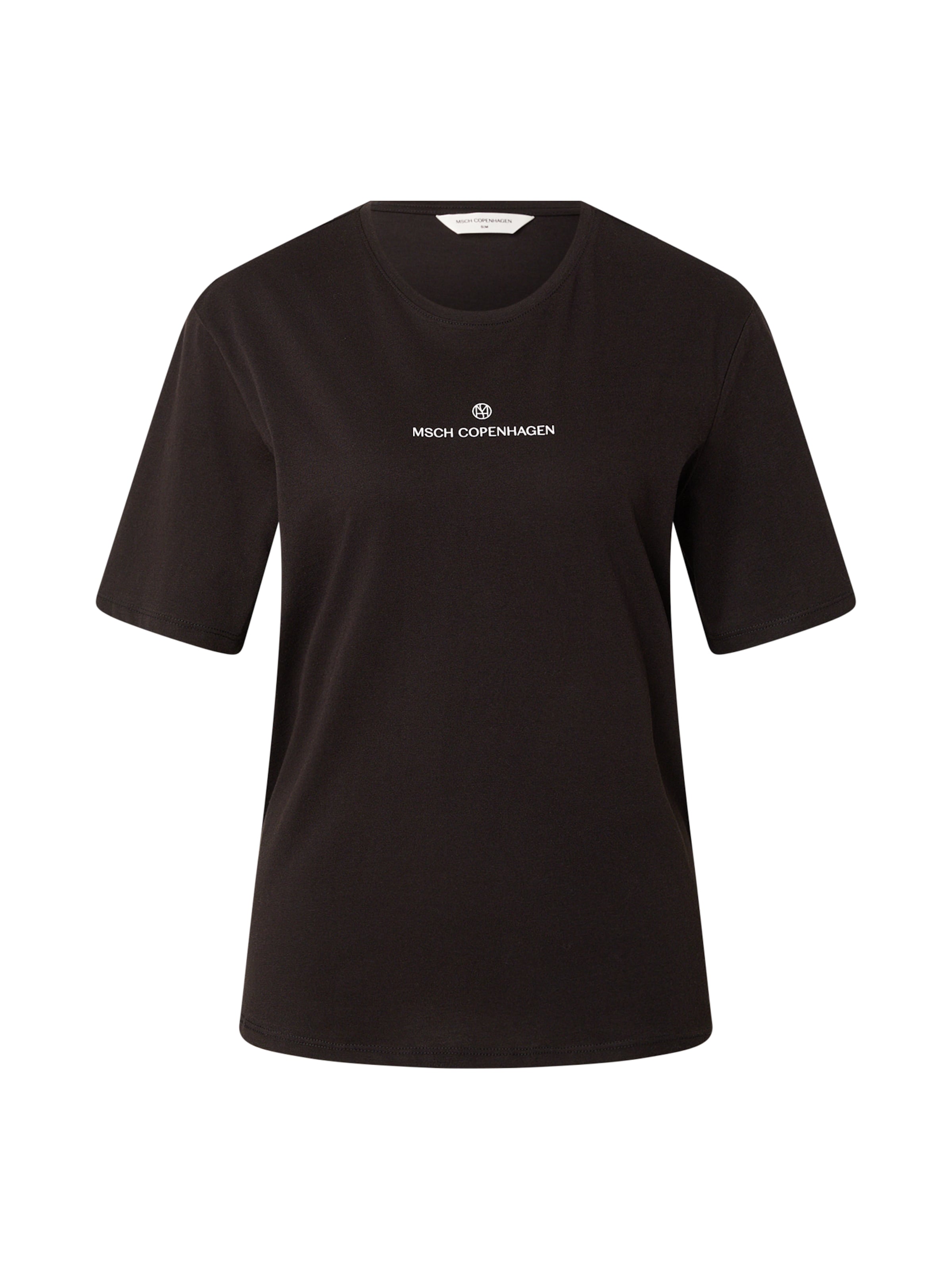 MSCH COPENHAGEN T-shirt 'Theana' i svart: framsida